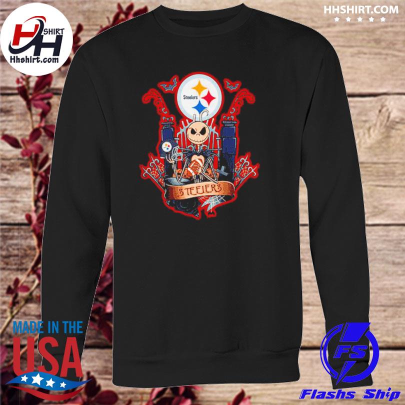 Halloween Jack And Sally Love The Pittsburgh Steelers T-Shirt - T-shirts  Low Price