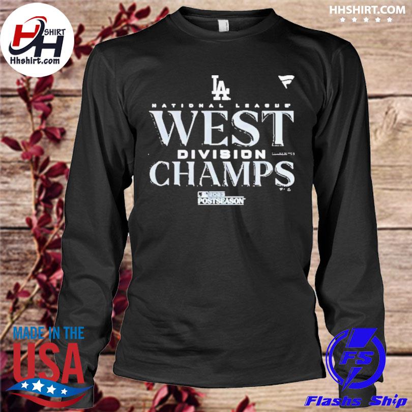 Official Los Angeles Dodgers Fanatics Branded 2023 Nl West Division  Champions Locker Room T-Shirt, hoodie, sweater, long sleeve and tank top