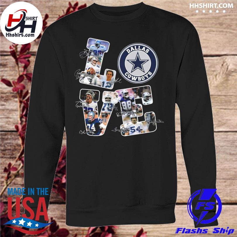 Love Dallas Cowboys Mycowboys Signatures Long Sleeve T Shirt in 2023