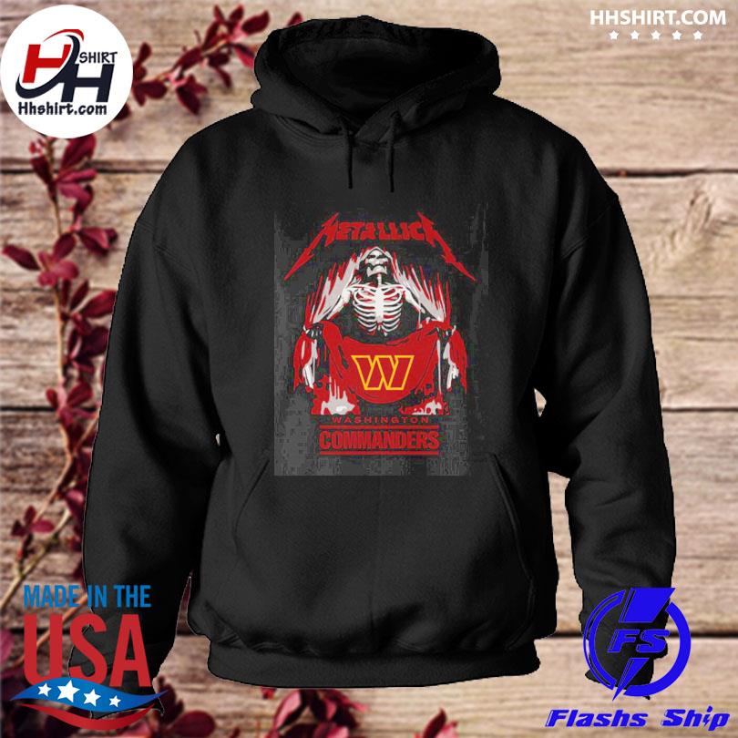 Metallica Collab Washington Commanders T-Shirt, hoodie, sweater