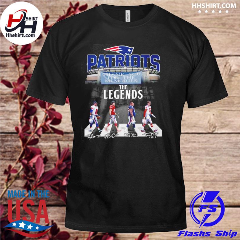 New England Patriots Thank You For The Memories The Legends T-shirt -  Shibtee Clothing