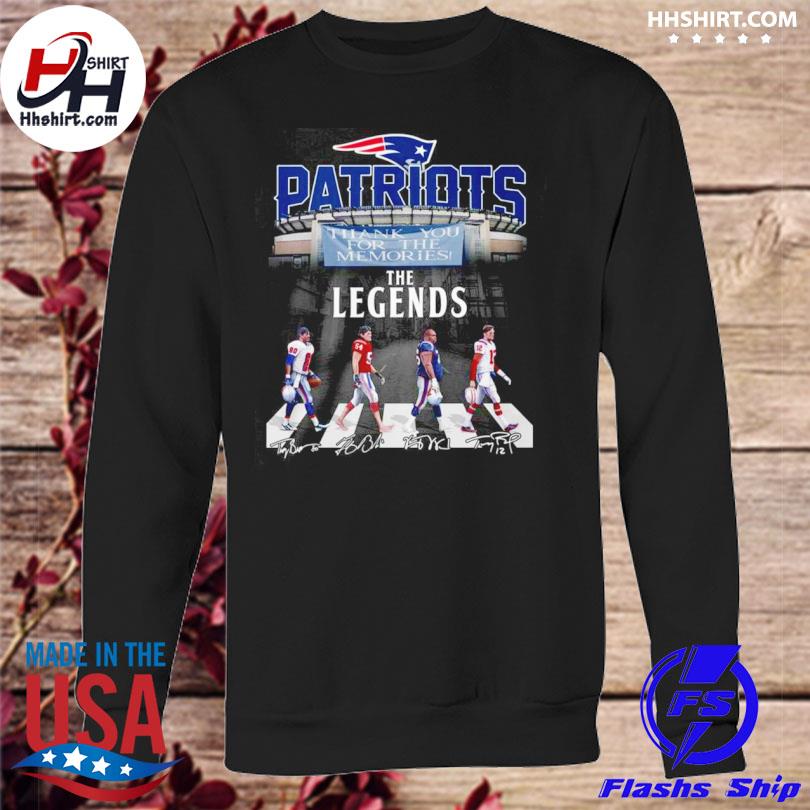 New England Patriots The Legends Thank You For The Memories Shirt