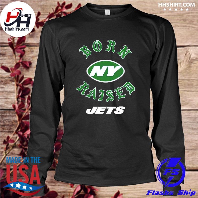 Official New York Jets Born X Raised Unisex T Shirt - Limotees