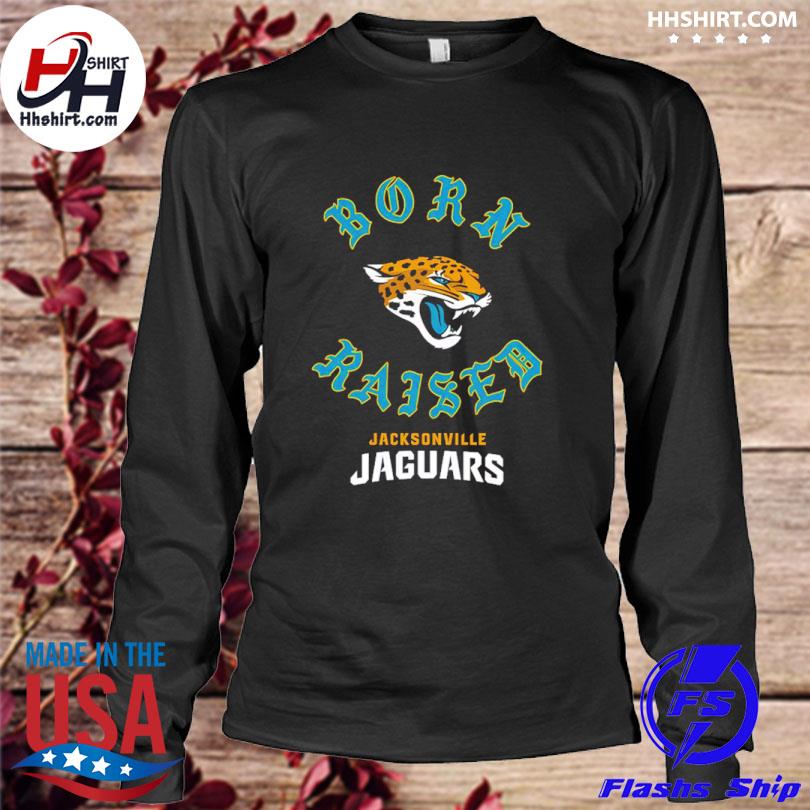 Jacksonville Jaguars Born X Raised Unisex T Shirt - Limotees