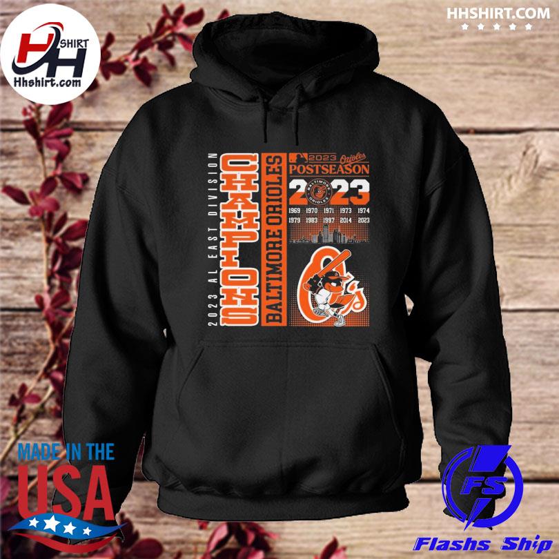 2023 Baltimore Orioles Al East Division Champions Shirt, hoodie