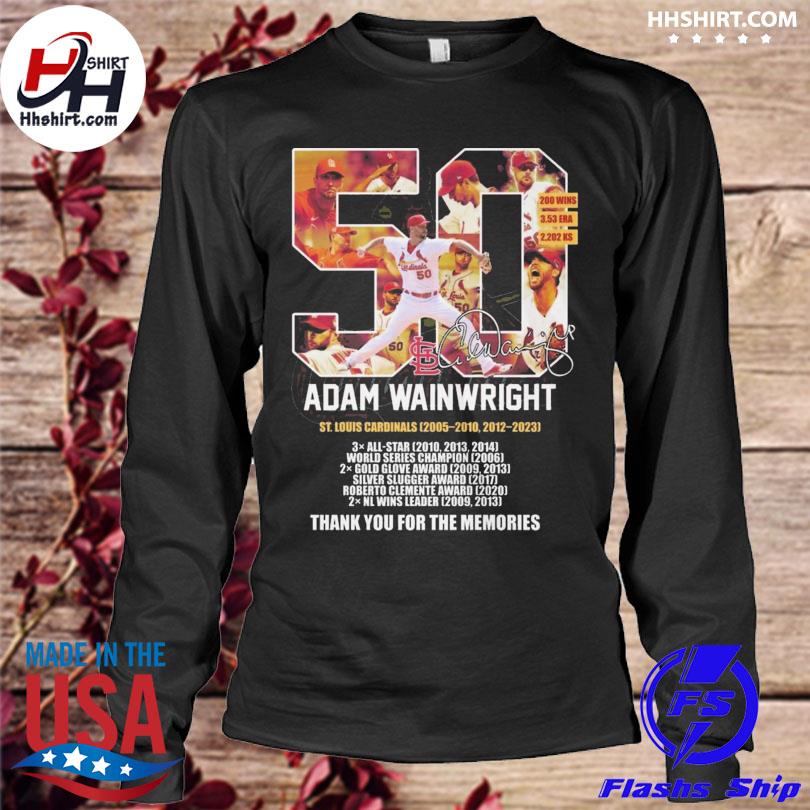 Adam Wainwright St Louis Cardinals 2005 2010 2012 2023 Thank You