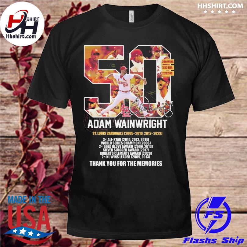 Adam Wainwright St Louis Cardinals 2005 2010 2012 2023 Thank You