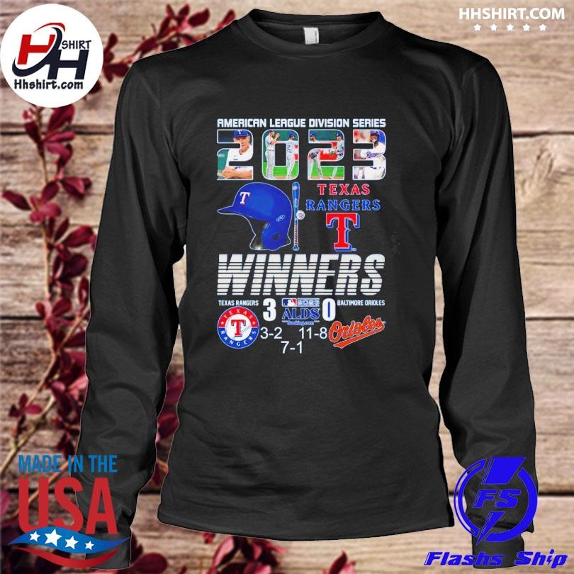 American League Division Series Winners Texas Rangers Shirt