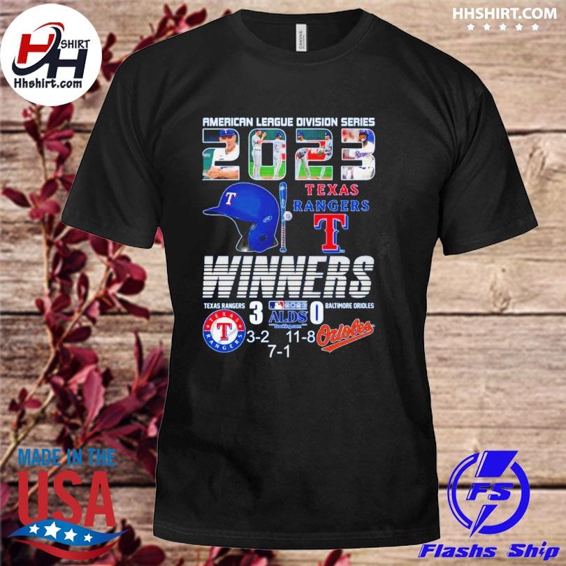 American League Division Series 2023 Texas Rangers Winners t-shirt