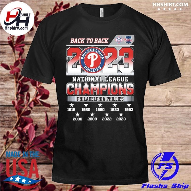 Philadelphia Phillies 2023 National League Champions Back To Back