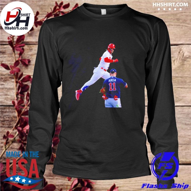 Bryce Harper Stare Down Arcia Baseball shirt, hoodie, sweater and long  sleeve