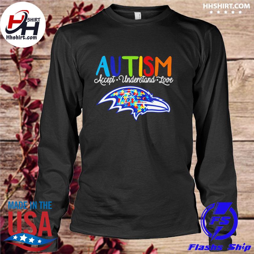 Baltimore Ravens NFL Autism Awareness Personalized Hoodie T Shirt