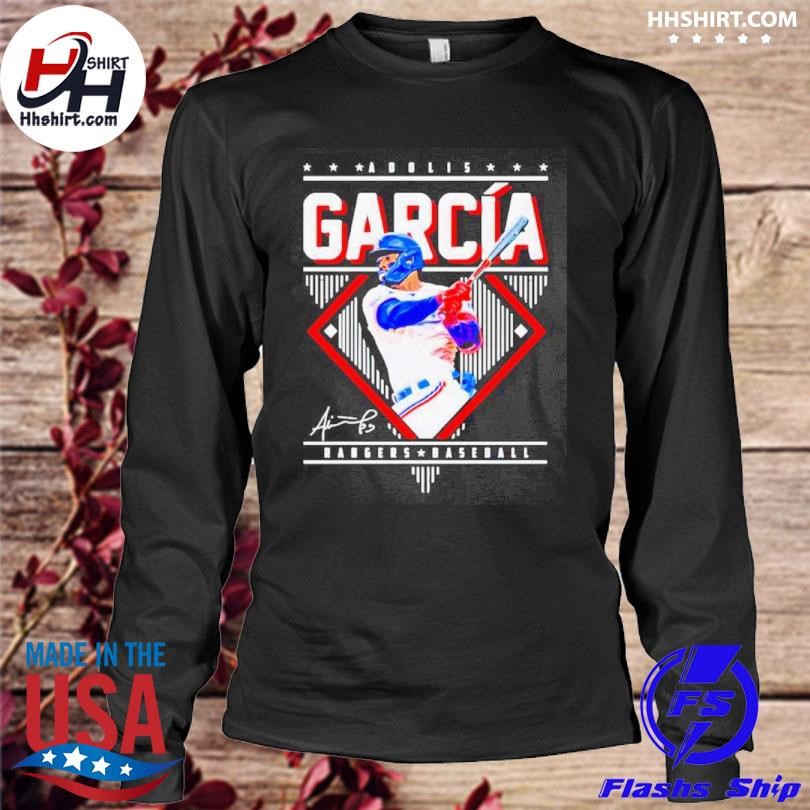 Official Garcia rangers baseball signature T-shirt, hoodie, tank