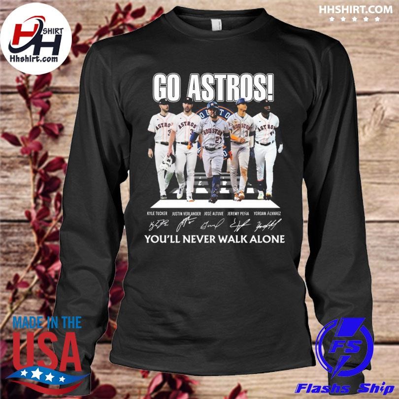 Official houston Astros Abbey Road You'Ll Never Walk Alone Go