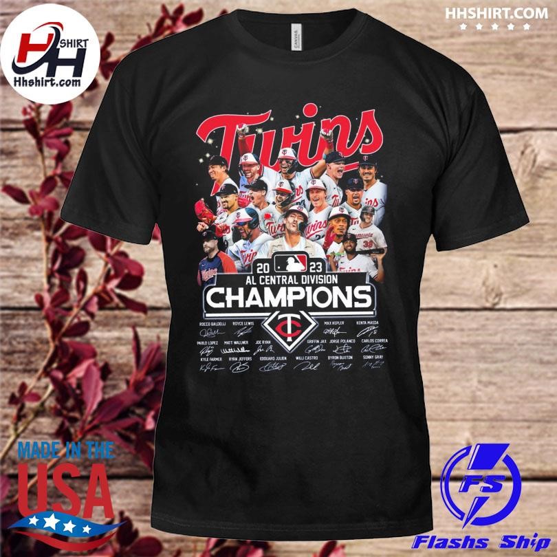 Minnesota Twins Nike 2023 AL Central Division Champions T-Shirt