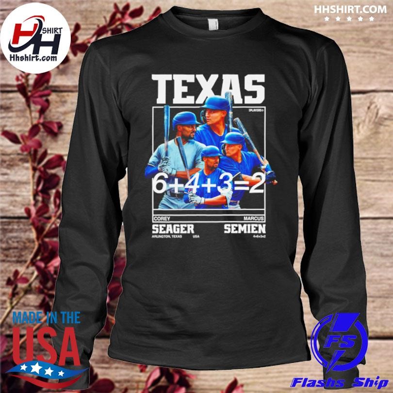 Corey Seager Baseball Tee Shirt  Texas Baseball Men's Baseball T