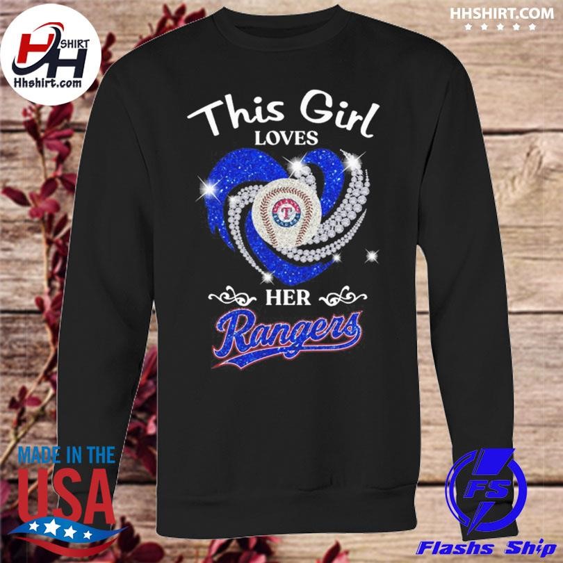 Heart This Girl Love Texas Rangers Shirt, hoodie, sweater, long sleeve and  tank top