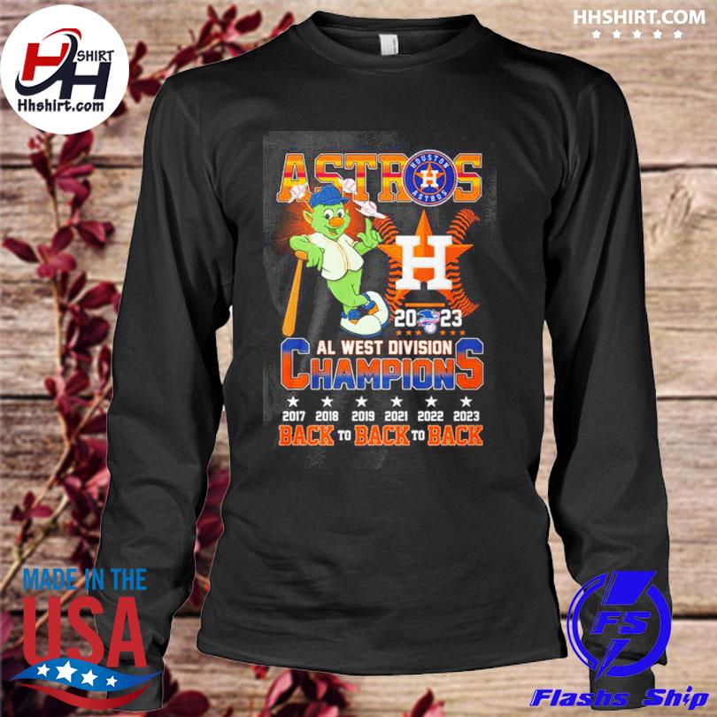 Houston Astros 2023 AL West Division Champions Back to Back to Back Shirt,  hoodie, longsleeve, sweatshirt, v-neck tee