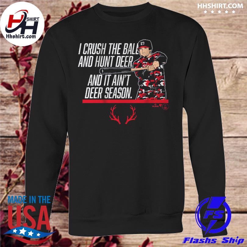 Austin riley it ain't deer season 2023 shirt, hoodie, longsleeve