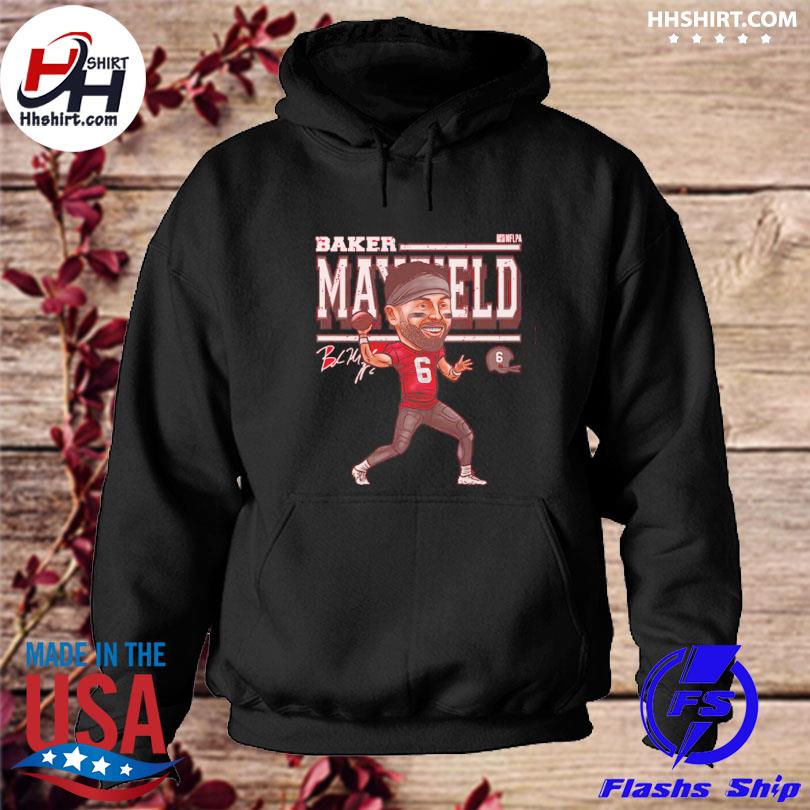 Baker Mayfield Tampa Bay Buccaneers head funny 2023 T-shirt, hoodie,  sweater, longsleeve and V-neck T-shirt