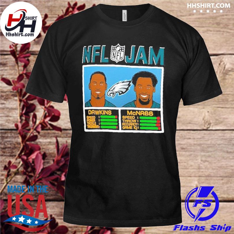 Brian Dawkins & Donovan McNabb Philadelphia Eagles Homage NFL Retired Jam  T-Shirt, hoodie, sweater, long sleeve and tank top