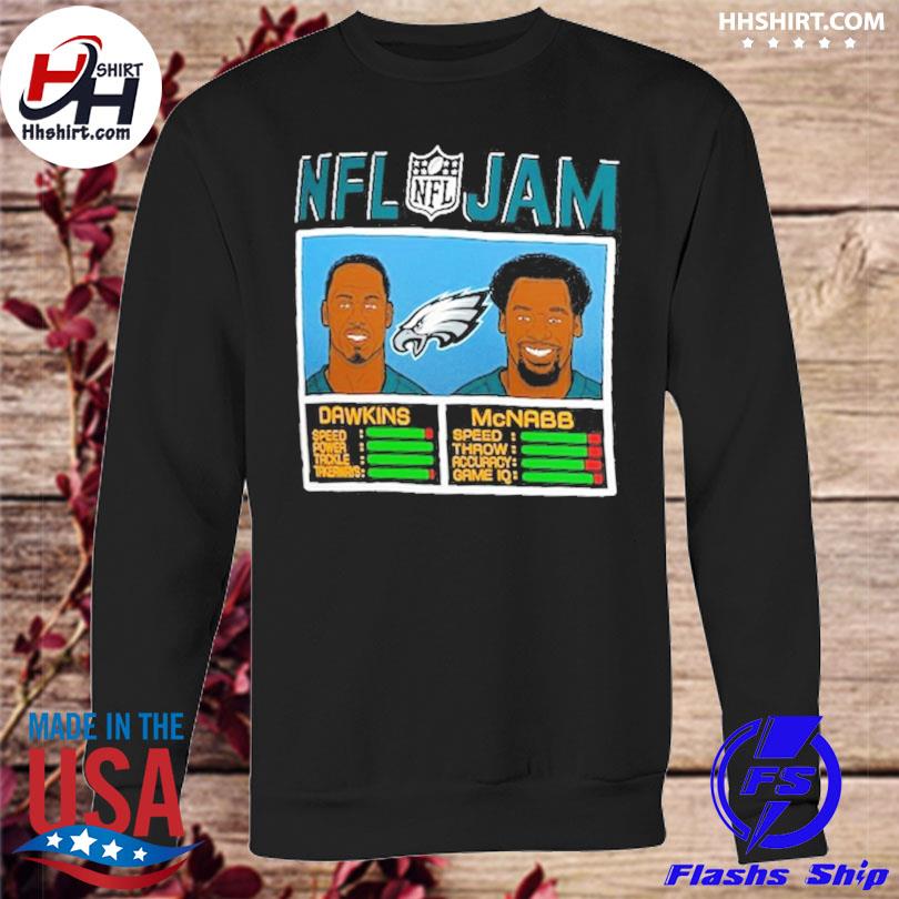 Brian Dawkins & Donovan McNabb Philadelphia Eagles Homage NFL Retired Jam T  Shirt - Limotees