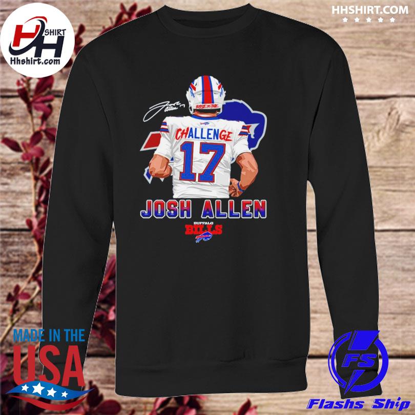 Official Josh allen Buffalo Bills vintage retro T-shirt, hoodie, tank top,  sweater and long sleeve t-shirt