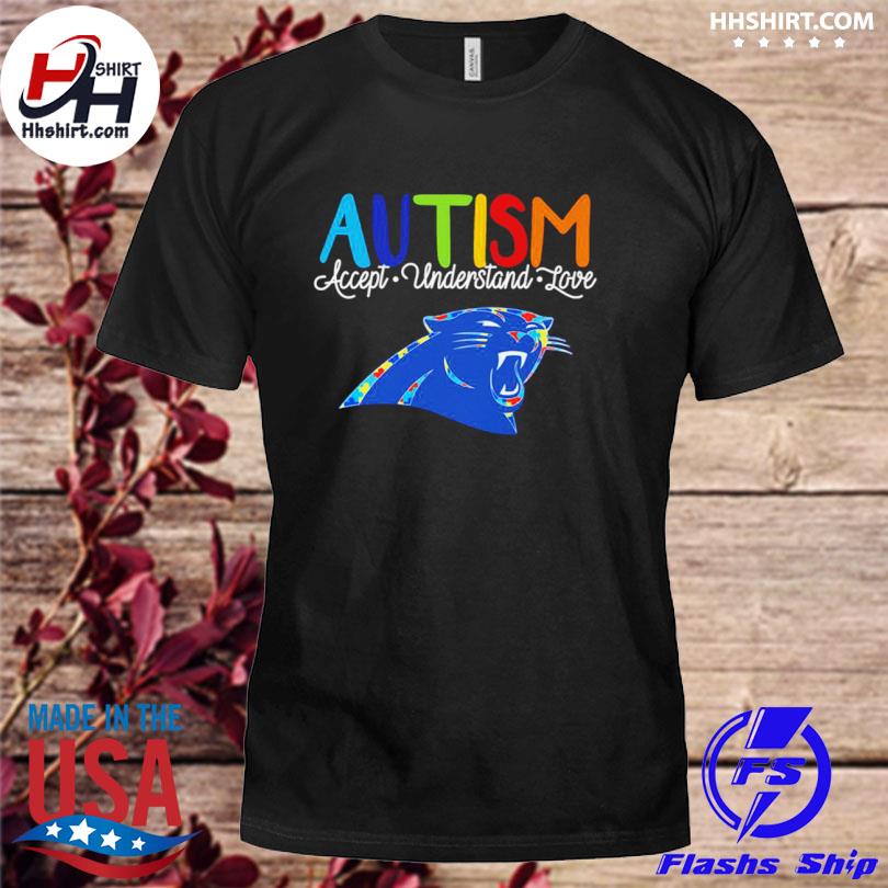 Official carolina Panthers Autism it's not a disability it's a different  ability shirt, hoodie, sweater, long sleeve and tank top