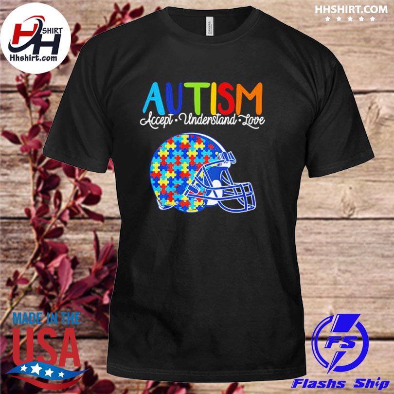 Official Cleveland Browns Nfl Autism Awareness Accept Understand Love Shirt,  hoodie, tank top, sweater and long sleeve t-shirt