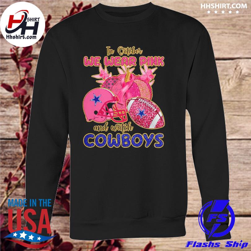 Womens Dallas Cowboys Blue Logo Premier V-Neck Long Sleeve T Shirt