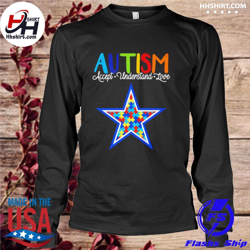 Dallas Cowboys NFL Special Autism Awareness Design Hoodie T Shirt