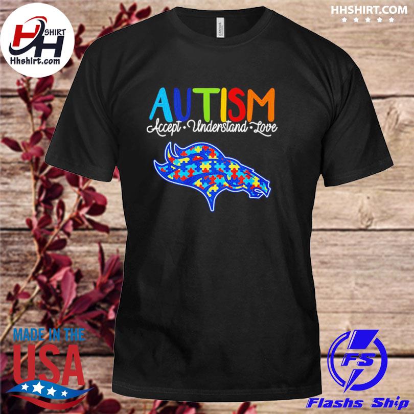 Denver Broncos Nfl Autism Awareness Accept Understand Love Shirt