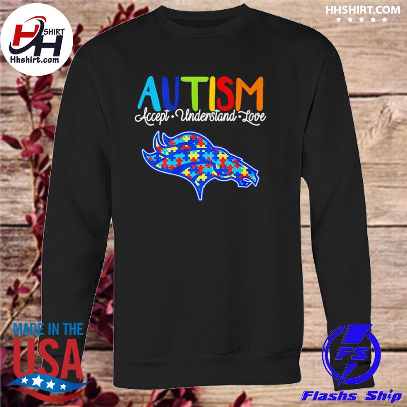 Denver Broncos Nfl Autism Awareness Accept Understand Love Shirt