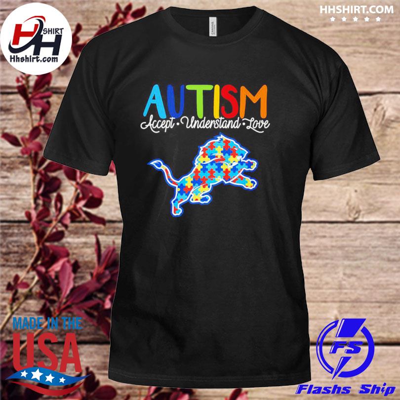 Fight Like A Detroit Lions Autism Support Hawaiian Shirt For Men Women -  Freedomdesign