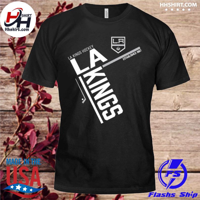 Nhl Los Angeles Kings Men's Charcoal Long Sleeve T-shirt : Target