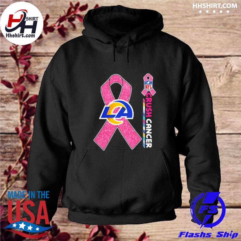 NFL Crush Cancer Los Angeles Rams Shirt, hoodie, sweater, long