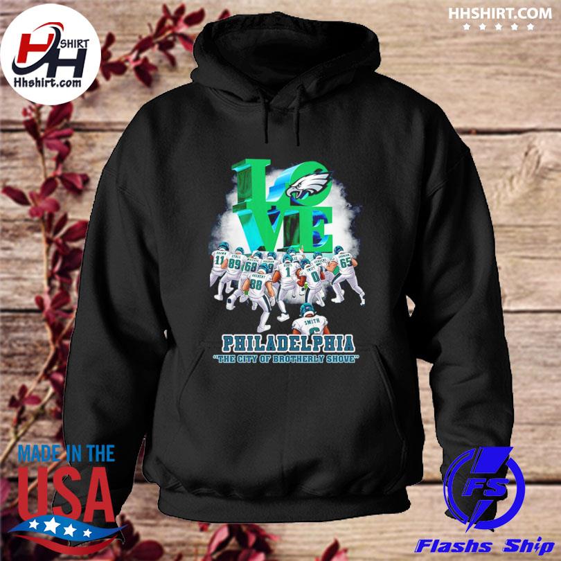 Philadelphia Eagles love the city of brotherly shove shirt, hoodie