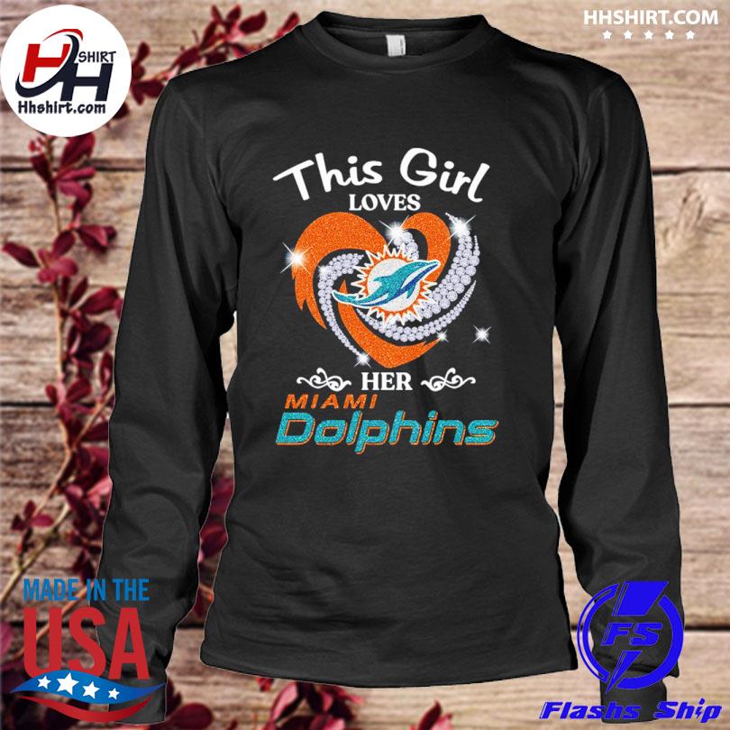 She Loves The Miami Dolphins Tee