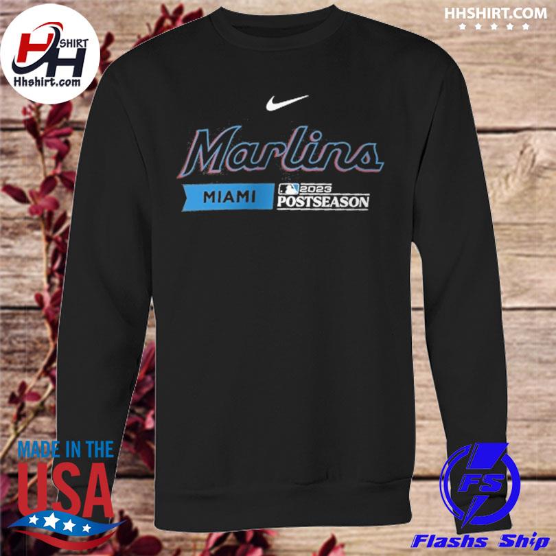 Miami Marlins Nike 2023 Postseason Authentic Collection Dugout Shirt,  hoodie, longsleeve tee, sweater