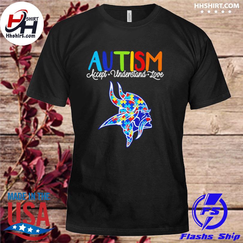 Minnesota Vikings NFL Autism Awareness Personalized Hoodie T Shirt - Growkoc