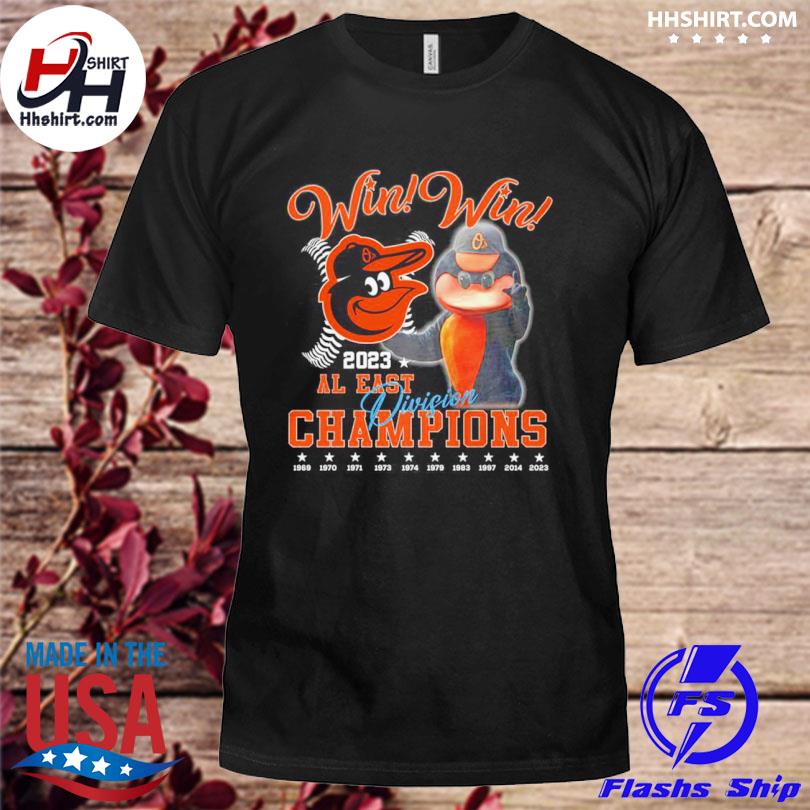 Win Win 2023 Al East Division Champions Baltimore Orioles Shirt, hoodie,  sweater, long sleeve and tank top