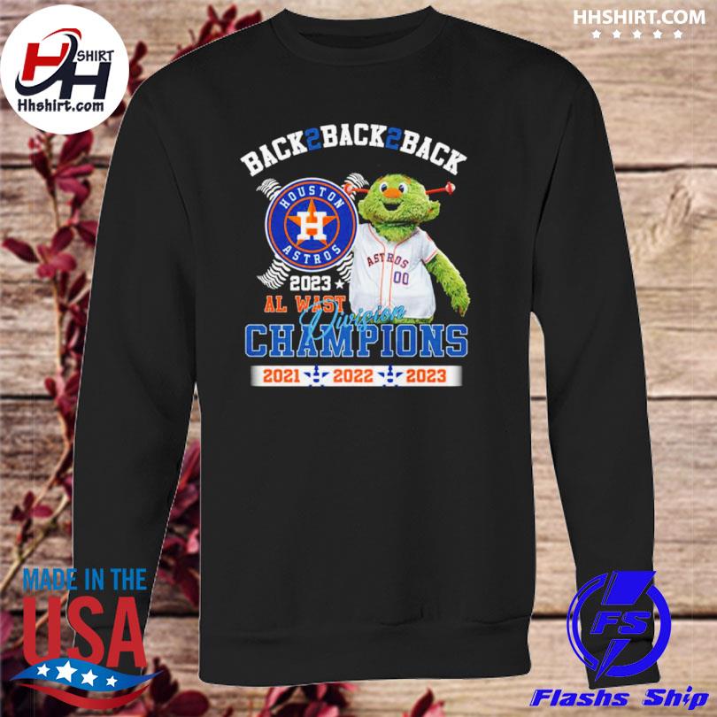 Official Mlb Houston Astros Back2back2back 2023 Al East Division Champions  2021 2022 2023 T-Shirt, hoodie, sweater, long sleeve and tank top