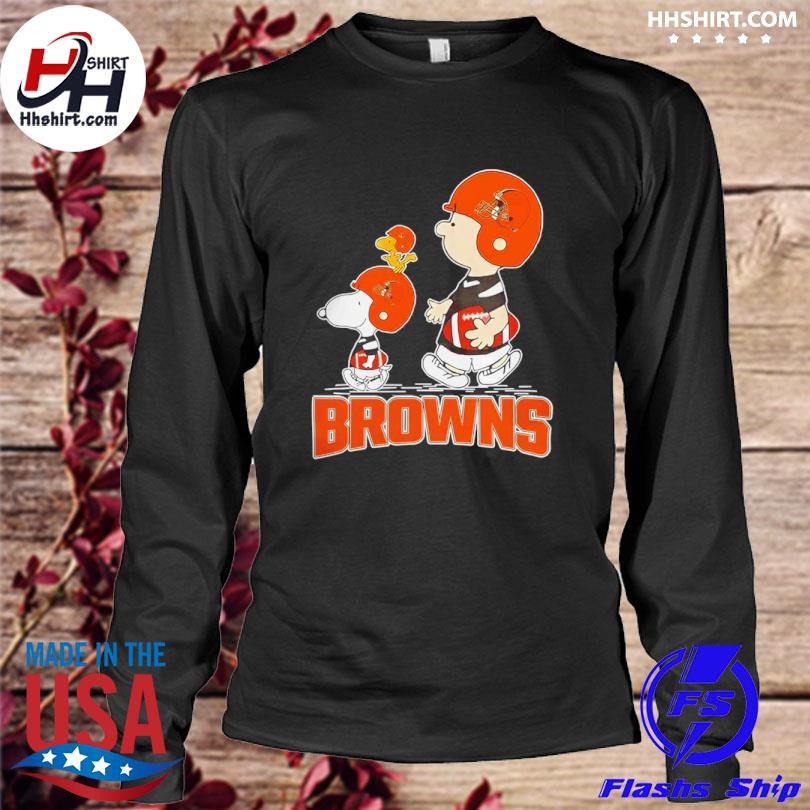 Cleveland Browns Snoopy and Charlie Brown Peanuts shirt, hoodie