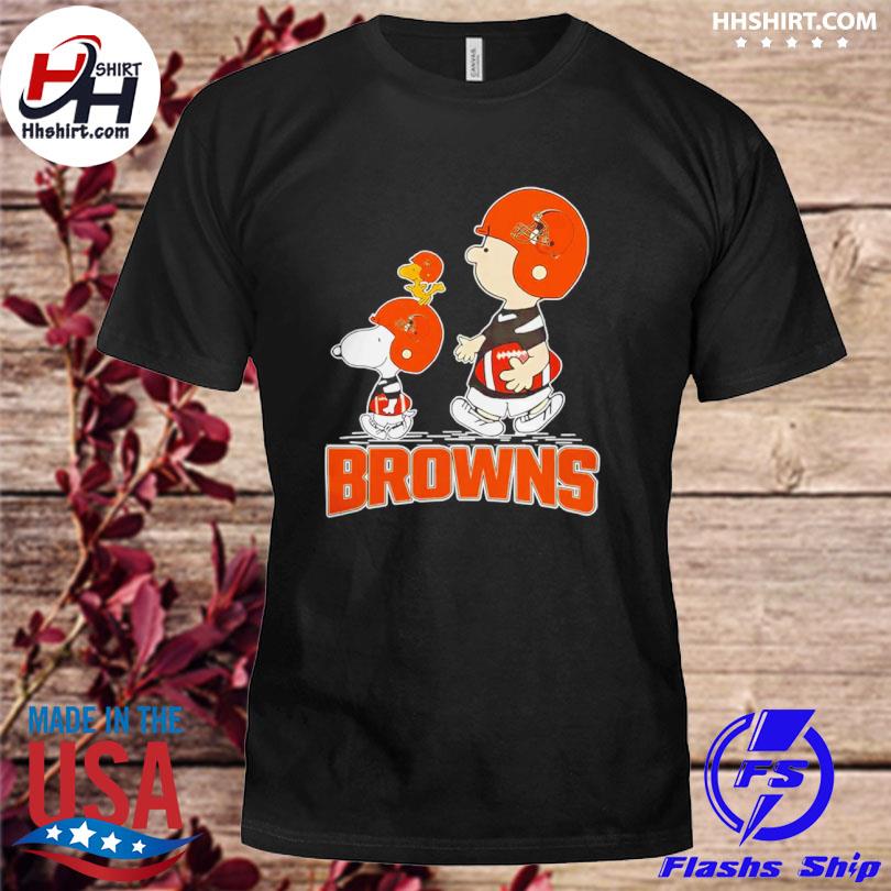 Cleveland Browns Christmas Snoopy and Woodstock 2023 T-shirt