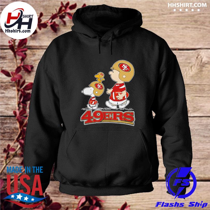 Woodstock Snoopy 49ers cartoon T-shirt, hoodie, sweater, long