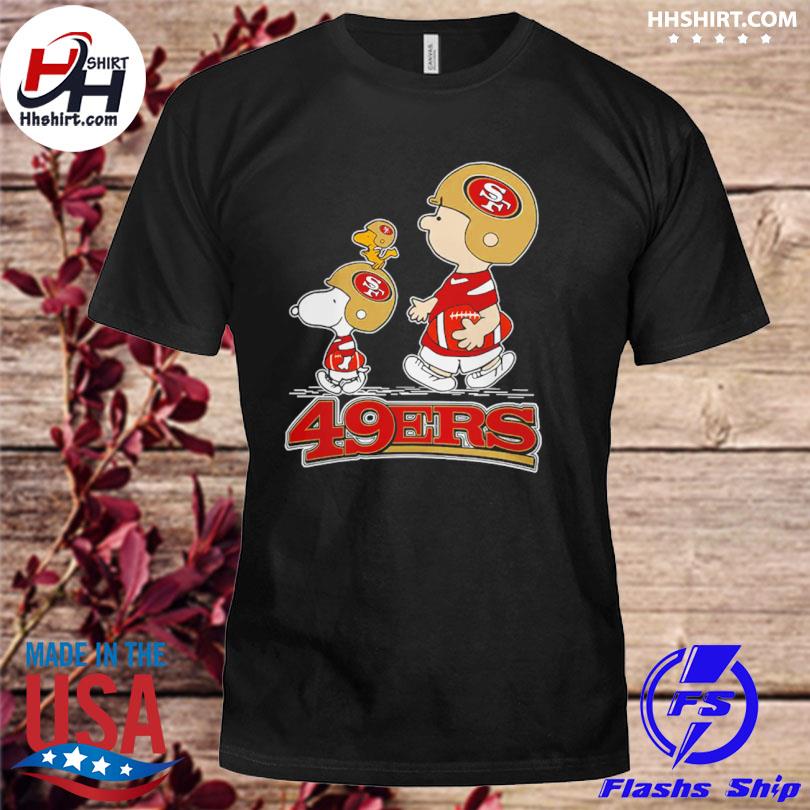 San Francisco 49ers Snoopy and Charlie Brown Peanuts shirt, hoodie,  sweater, long sleeve and tank top