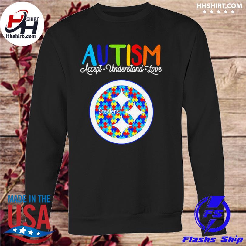 Pittsburgh Steelers NFL Autism Awareness Personalized Hoodie T Shirt -  Growkoc