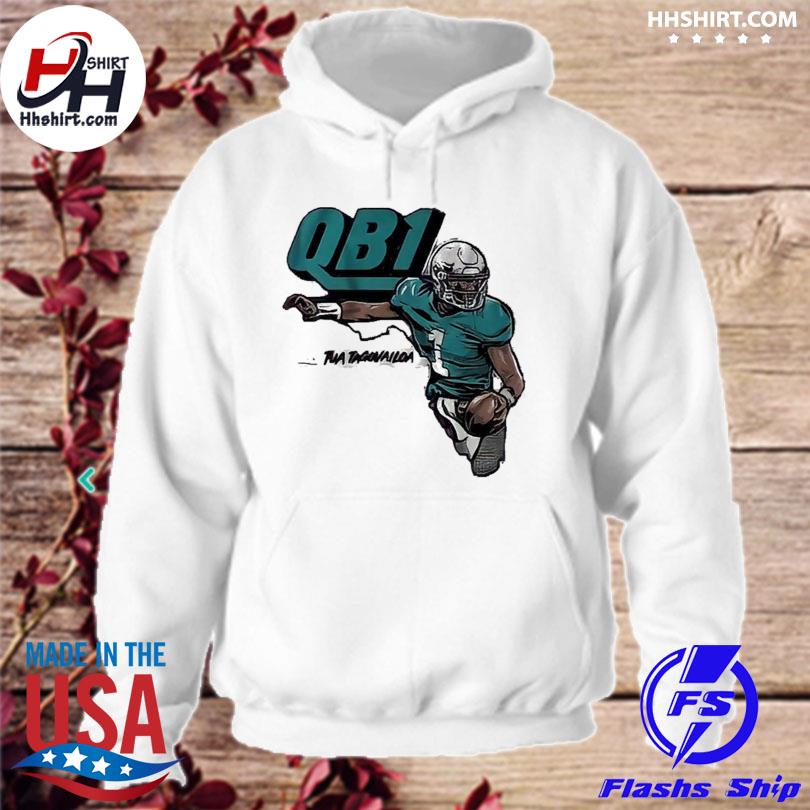 QB1 Tua Tagovailoa Miami Dolphins Shirt, hoodie, sweater, long