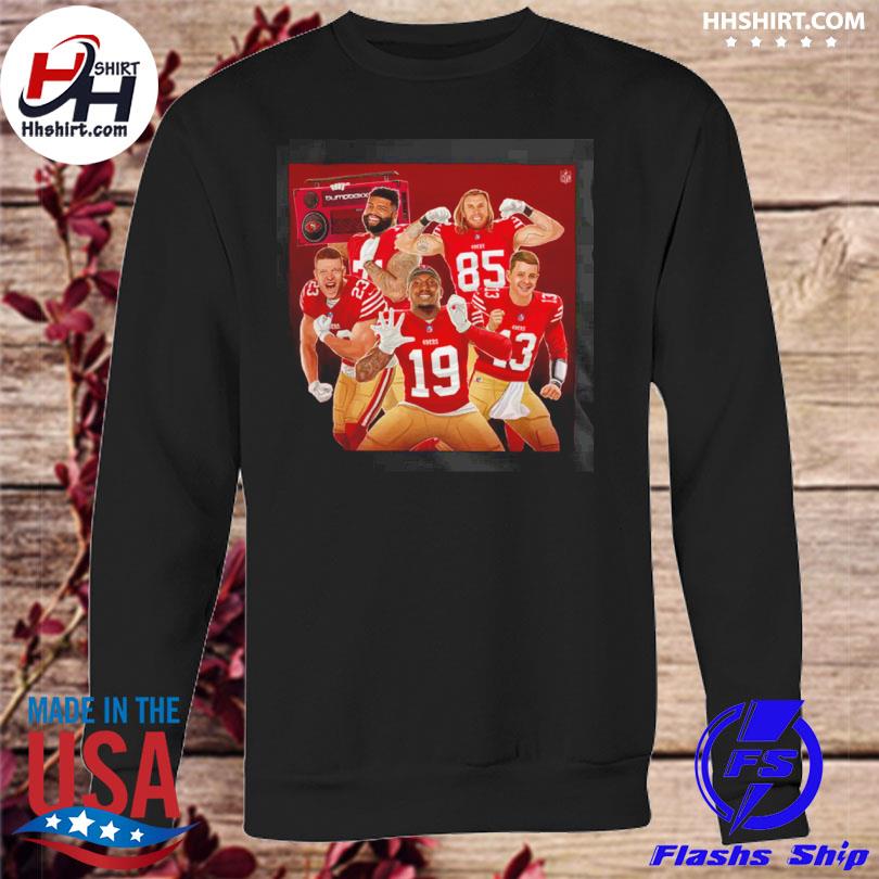 Mens San Francisco 49ers Neutral Colour Logo Long Sleeve T-Shirt