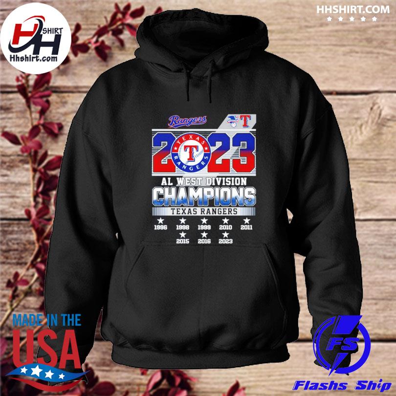 Texas Rangers Red 2023 AL West Division Champions T-Shirt, hoodie, sweater,  long sleeve and tank top